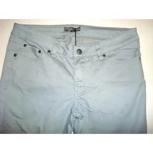 prAna New NWT Womens 12 Kara Jeans Blue Light Agave Stretch Organic Performance
