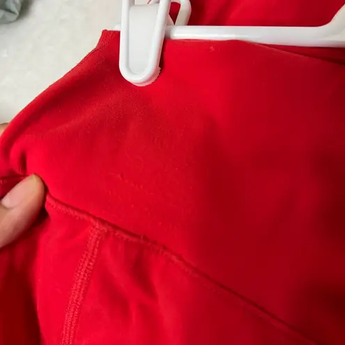 Buffbunny Red Leggings With Pockets Medium