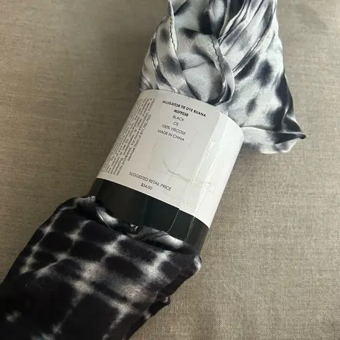 Michael Stars Micheal Stars New boho Ruana Sarong Wrap Scarf Alligator tie dye retro chic OS