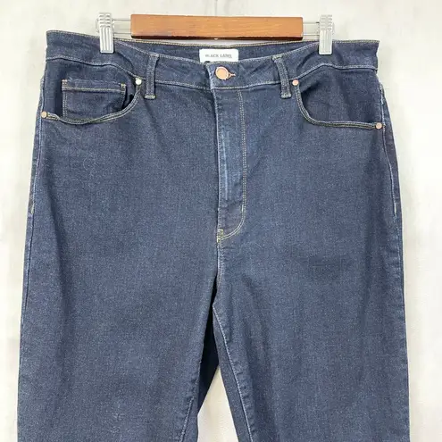 Black Label Cest Toi Womens Skinny Jeans 2XL Dark Wash Stretch High Rise Minimal