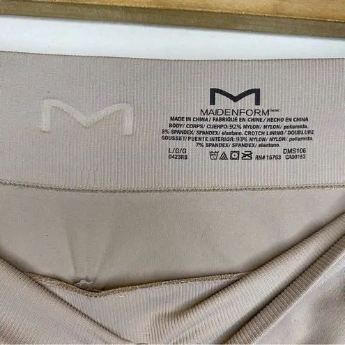 Maidenform M Smoothing Seamless Shorty Shapewear #DMS106 Evening Blush Sz Large