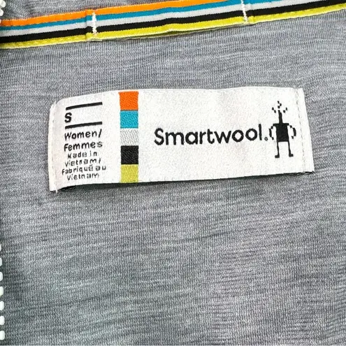 Smartwool  Smartloft 60g Packable Wool Hooded Vest Storm Gray Ski Winter Size S