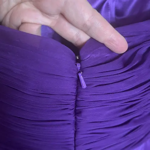 Alyce Paris Prom Dress Formal Evening Cocktail Gown Purple Size 6