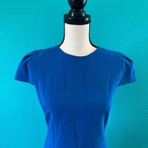 Alice + Olivia  royal blue stealth dress in size 4