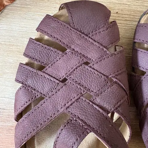 Earth Origins Women's Berri Woven Slingback Sandals size 10.5 goblincore