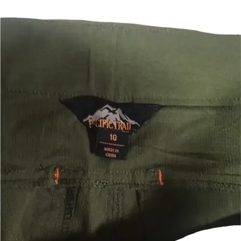 Pacific trail Pacific Trails Olive Green Outdoor Crop Capri Pants