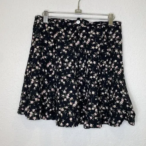 A Byer A. Byer Floral Vintage 1990’s Y2K Pleated A-Line Mini Skirt EUC Sz 11 Juniors