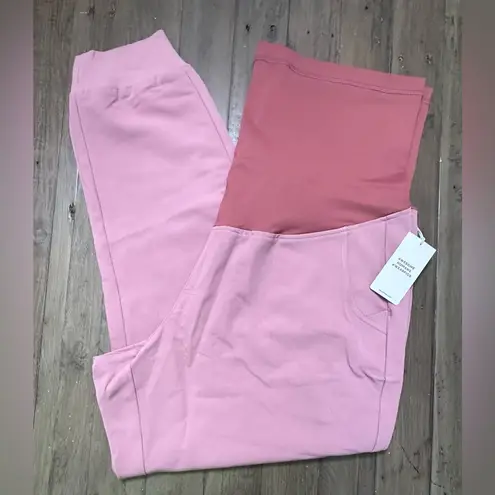 FIGS NWT Zamora Maternity Jogger Scrub Pants - XXL 2XL - Mineral Mauve