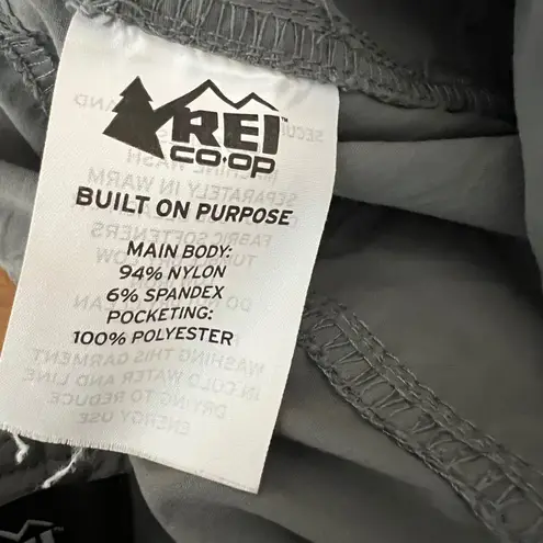 Rei Co-op REI Co-op Womens Convertible Hiking Pants Size 12 Gray Zip Off Cargo Travel