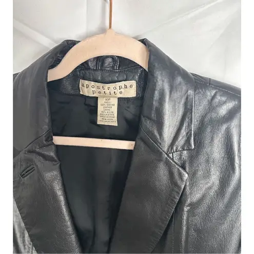 Apostrophe Genuine Leather Jacket