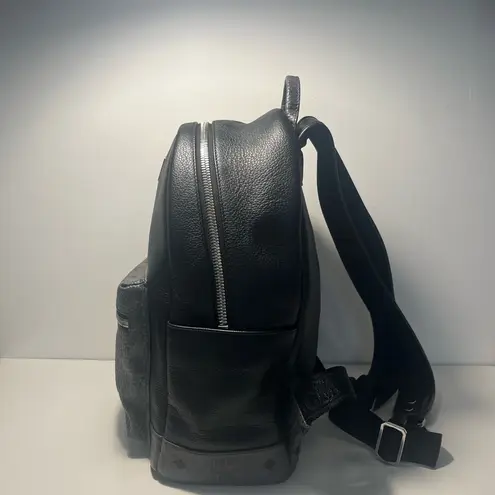MCM Stark Visetos Top Handle Backpack Bookbag