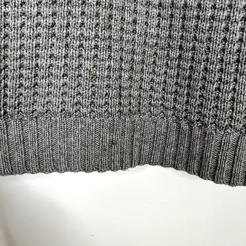 The Territory Ahead V Neck Rabbit Hair Wool Cotton Blend Sweater Arm Band Design