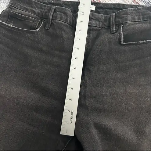 Good American  Good Girlfriend Charcoal Black
Straight Leg Jeans