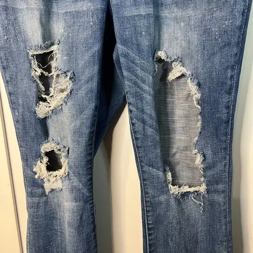 Judy Blue Women’s Distressed Skinny Fit Jeans Size 18W