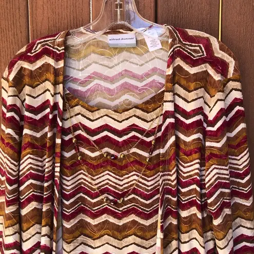 Alfred Dunner - all in one top/cardigan/necklace