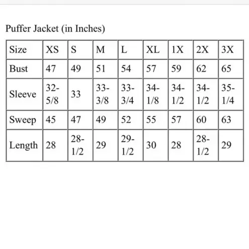 Avec Les Filles NWOT Saddle Brown Puffer