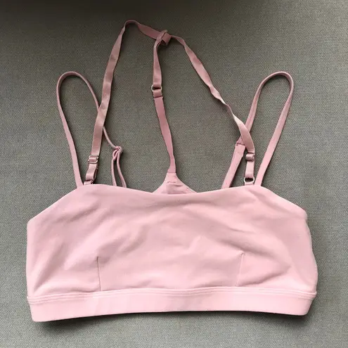 Alo Yoga Alosoft Spotlight Bra Ballet Pink S