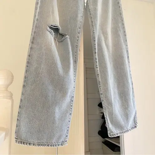 Icon Denim Bea Wide Leg Ripped Jeans Size 23 Retail $173