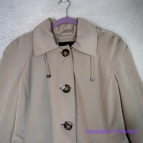 London Fog Trench Coat belted, women size L