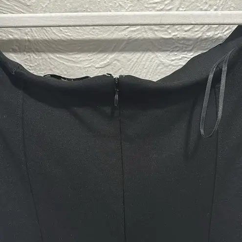 H by Halston Off The Shoulder Black Formal Gown Size 6