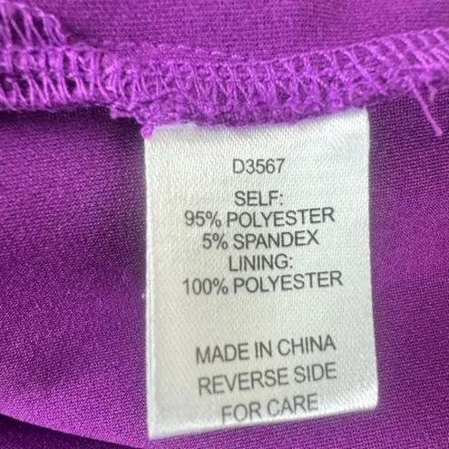 Alexia Admor NWT Draped One-Shoulder Jumpsuit Unitard Size Medium Plumtastic - Image 12