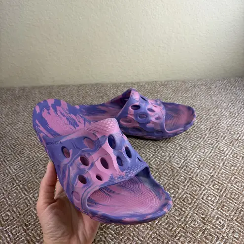 Merrell Hydro Slide Sport Sandals Womens 8 Mens 6.5 Slip On Casual Beach Comfy