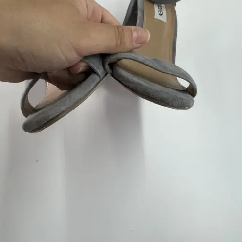 Steve Madden  Shoes Womens Size 7.5M Blue Carrson Suede Block Heel Sandal Dressy‎ - Image 4