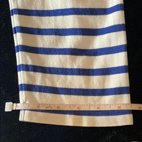 Purple Label Ralph Lauren Collection Striped Boatneck Mariner Sweater Medium Blue