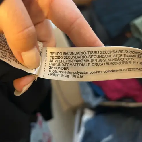 Massimo Dutti  Black Velour Pleated Camisole Top