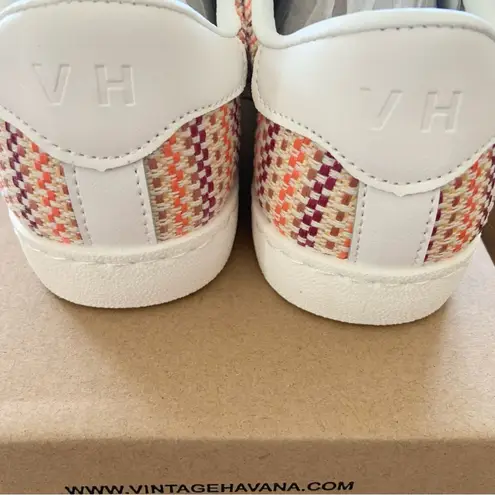 Vintage Havana Tweed Stripe Star Sneakers Women’s Shoes Size 8 NEW Retail $125 Pink