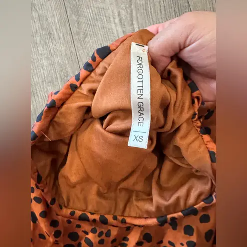 Forgotten Grace Asymmetrical Leopard Print Skirt