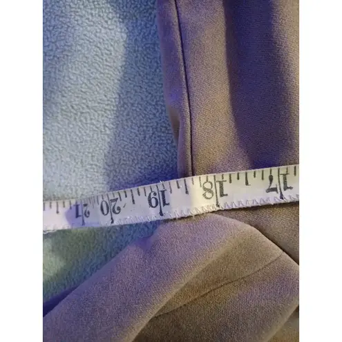 Alfani womens tan 3 button faux suede blazer jacket size 10