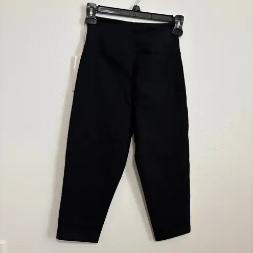 Mate the Label Organic Stretch Capri Leggings Small Black NWT