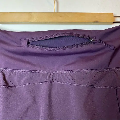 Athleta  | Run with It High Rise 14” Athletic Running Skort Agate Purple Medium