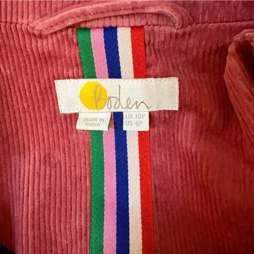 Boden Corduroy Blazer – Women’s 6P Petite Pink