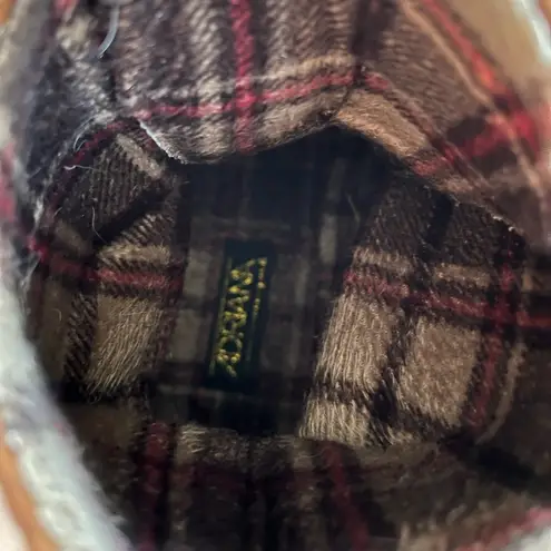 Women's Brown and Black Lace