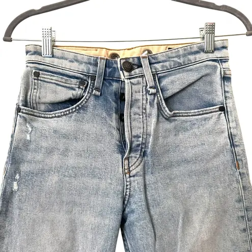 Rag and Bone  Maya High Rise Ankle Straight Denim in Olson Sz 24 - Image 4