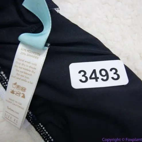 NEW Seea x Free People Georgia bikini top chevron blue black, XS