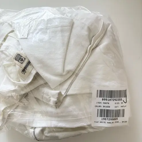 Madewell NWT  Harlow Wide-Leg Jean Airy Denim Edition Tile White