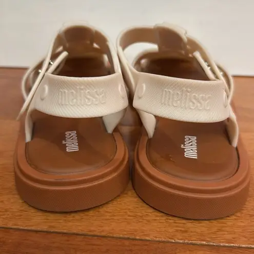 Melissa  Cream Emma Fisherman Sandal for Women Size 6