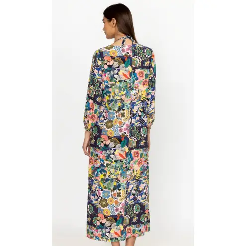 Johnny Was Layla Maxi Cover-Up with Puff Sleeves women’s XXL