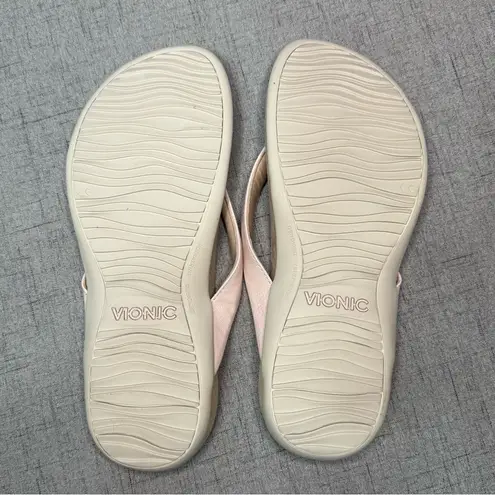 Vionic Dillion Sandals Flip Flops in Peony Pink Size 11 New