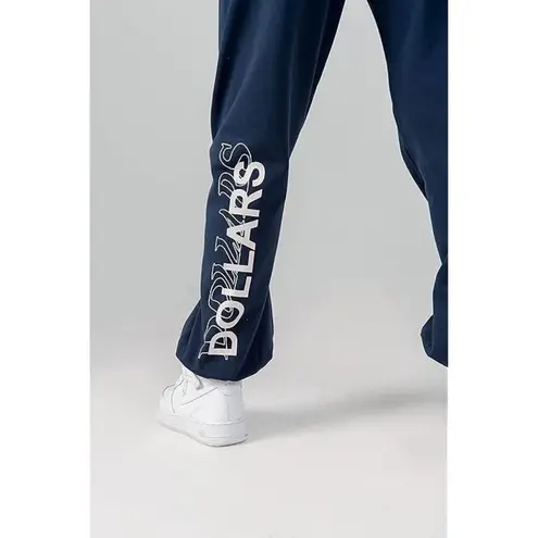 ✨The Mayfair Group It Costs Zero Dollars Graphic S/M Sweatpants✨ Blue