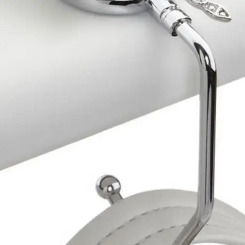 Spring Street Butterfly Purple Enameled Bag Hook Table Hanger