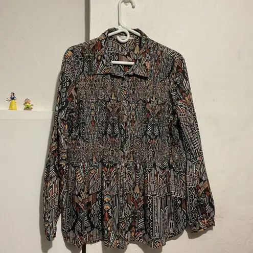 Odd Molly Smocked Remix Blouse