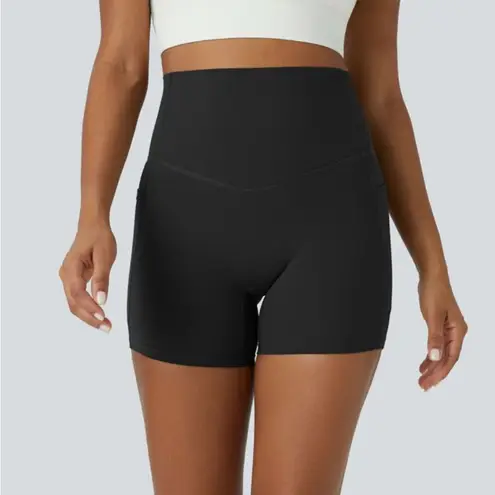 Halara NWT ultra sculp high waisted tummy control shaping biker shorts size L