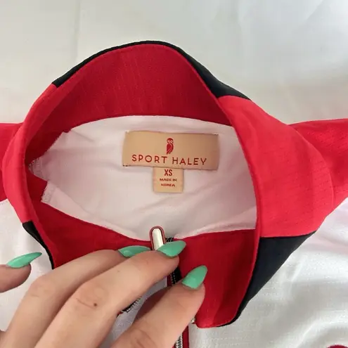 Sport Haley Womens Size XS Tank Top Golf Polo Red White Outdoor Pelican Marsh