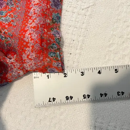 barney's new york small floral Plisse off the shoulder romper SH 2606