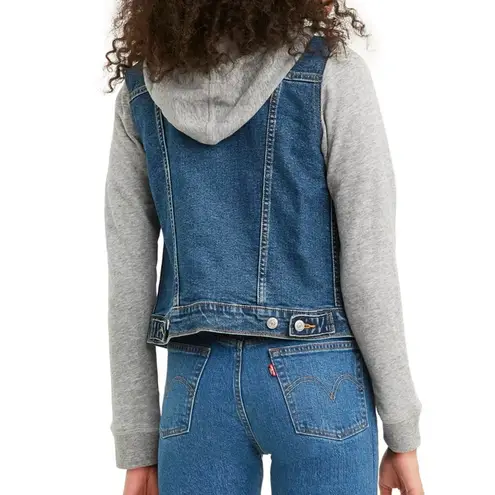 Levi's LEVI’S Women’s Hybrid Denim Hooded Trucker Jacket XS