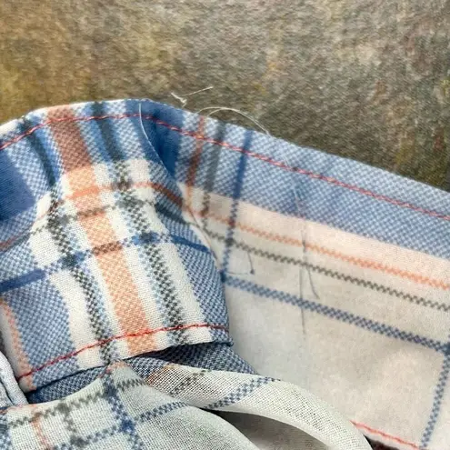 Olive & Oak Flannel Long Sleeve 1/4 Button Down Tunic Large